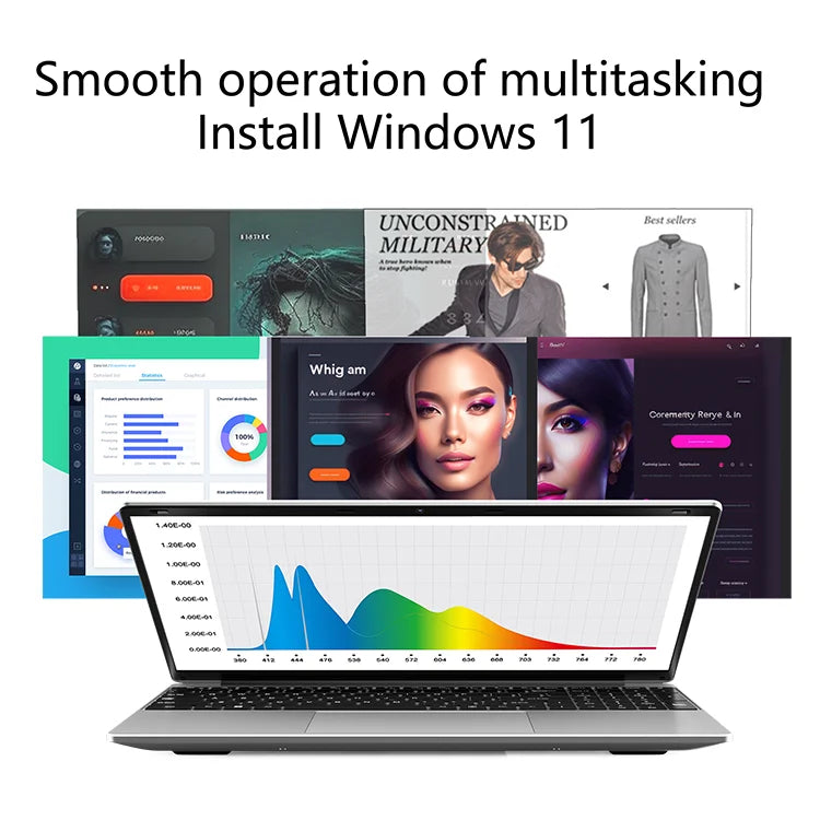 15.6-inch IPS with a HD Screen Intel N95 Quad-core Processor 1.7GHz 8GB DDR4 Memory Laptop Computers