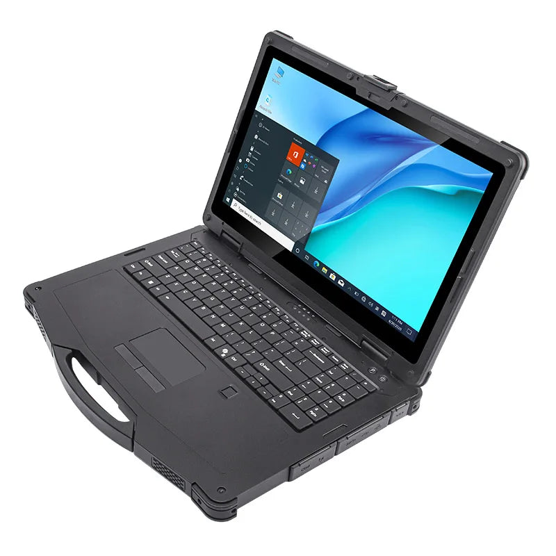 Rugged Laptop Industrial 15.6 Inch windows 11 Pro Business Workstation Semi Laptop