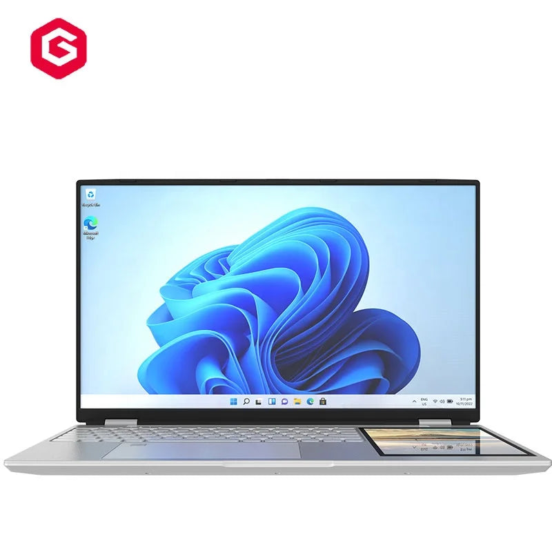 2025 Hot Selling Slim Laptop  Customized 15.6 Inch +7inch Laptops Gaming Office OEM Laptop Computer