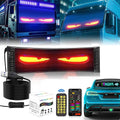 Truck Devil's Eye with App USB LED Eyes for Cars Flex Smart Sticker Flexible Display Vehicle Rear Window LED Decal Screen