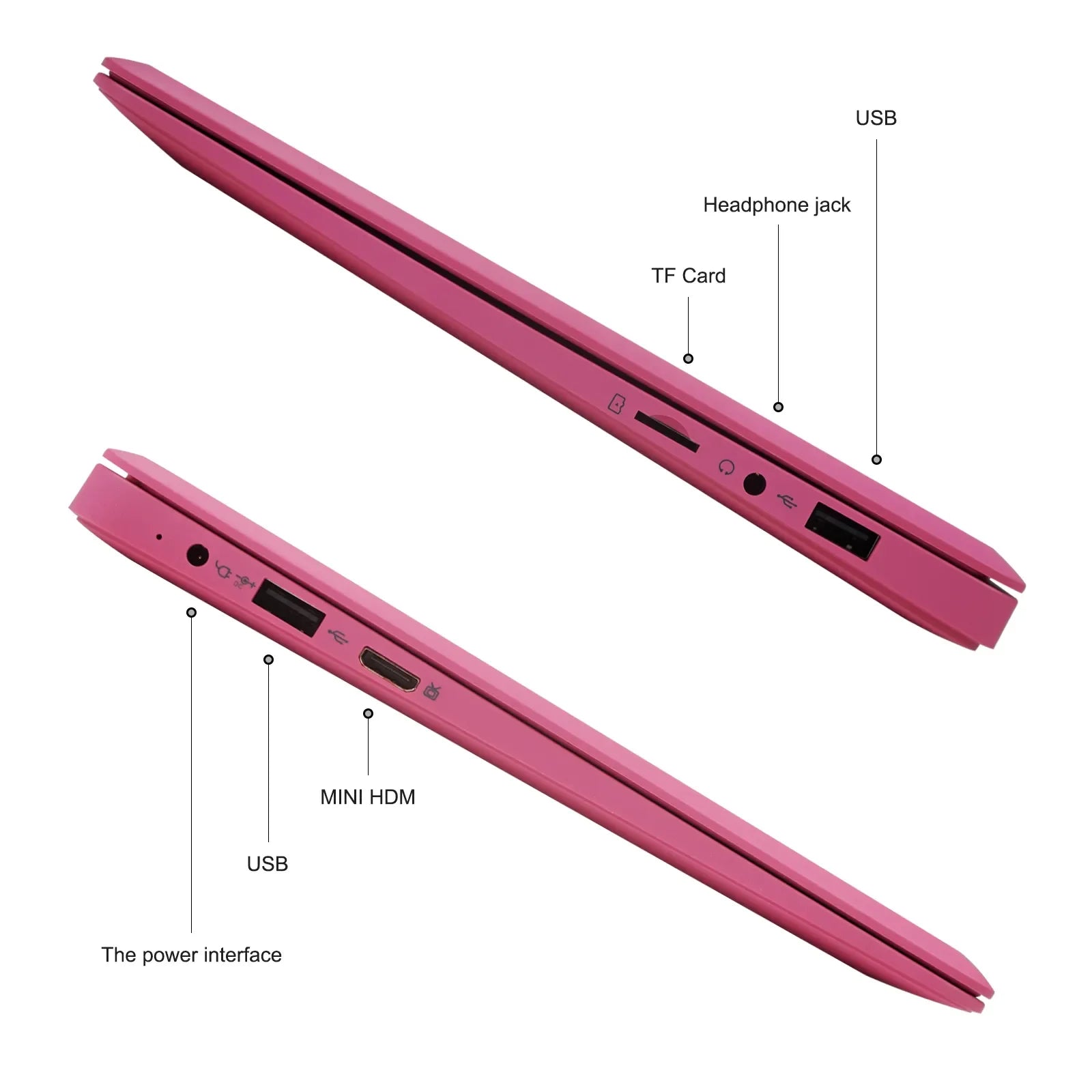 New Ultra-Thin Low Price Android 12 4GB RAM 128GBROM 5000mA 2 Speakers 10.1-inch Quad-Core Portable Laptop Computer Stock US