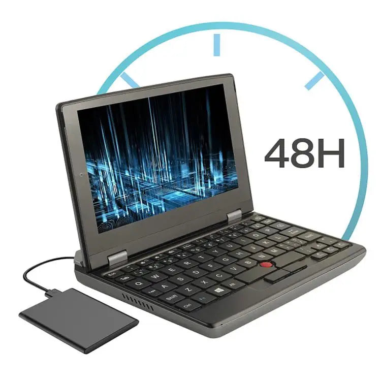 High-Definition 7inch Touchscreen Ultrathin Mini Laptop Intel Celeron N95 Quad Core Dual Band WiFi for Bluetooth Business Laptop