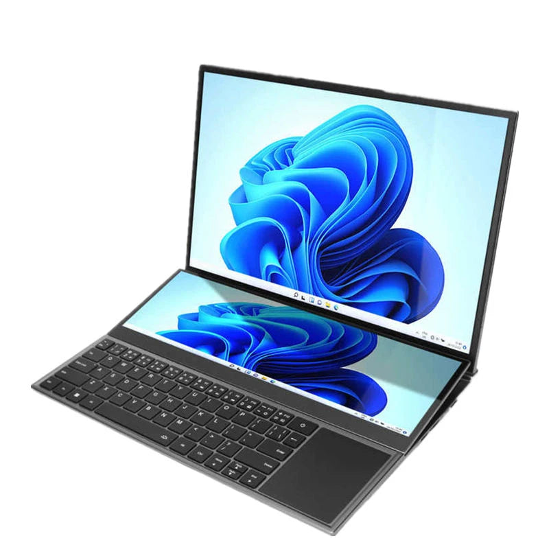 New Dual Screen Laptop Super Cheap 16+14 Inch Dual Screen Core I7 I9 Gaming Laptop Computer 1/2TB SSD Computer Portatil Laptop