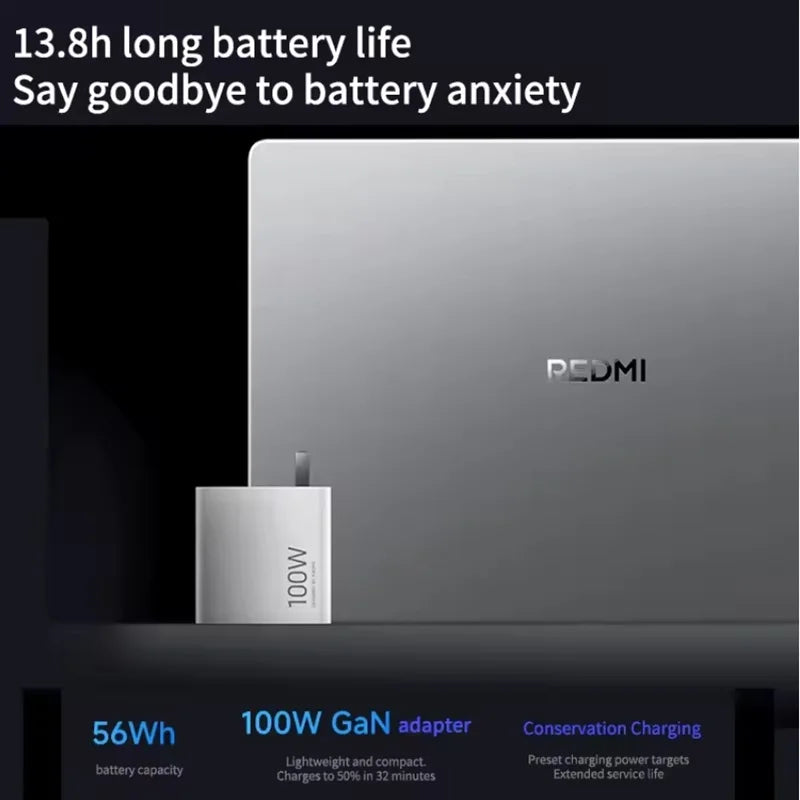 Xiao Mi Laptop REDMI Book 14 2025 Connect New Intel Core 5-220H 2.8K 120Hz Screen DoIby VISION ATMOS Xiao Mi HyperOS Notebook PC