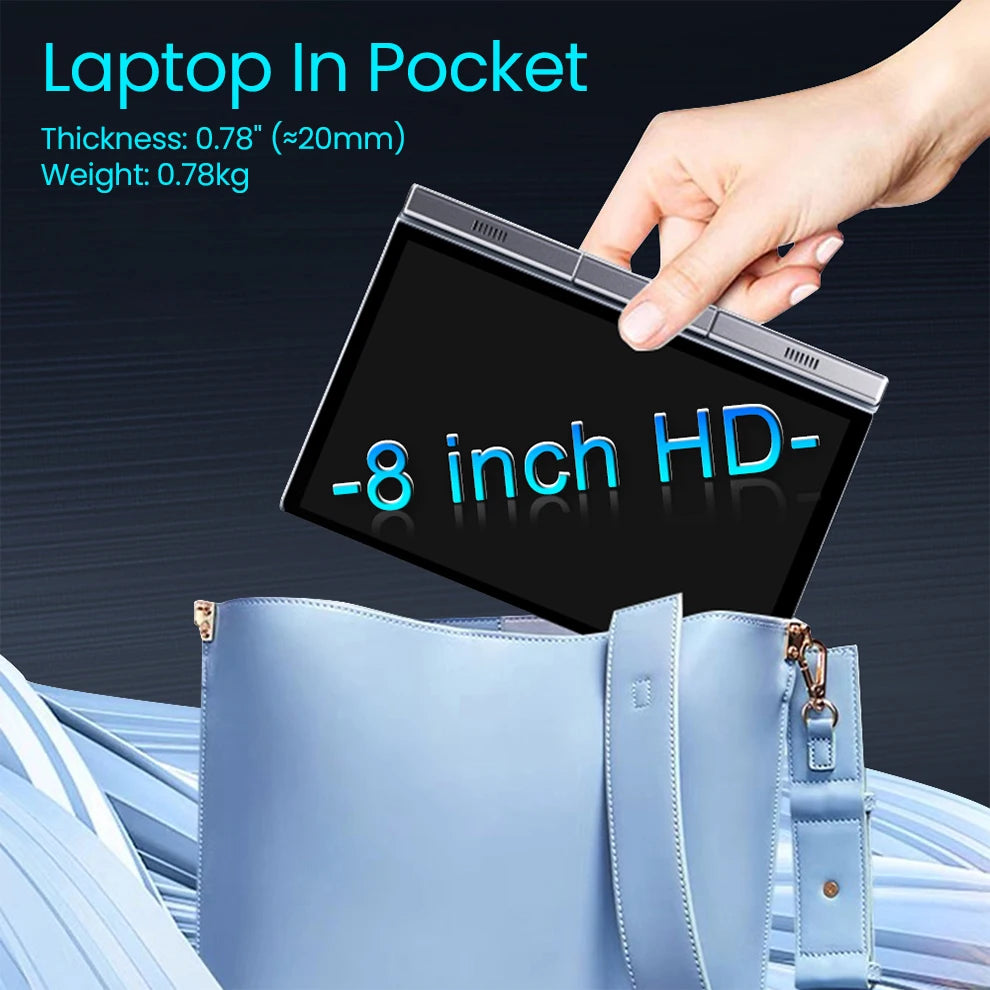 Handheld Computer Gaming Portable Mini Laptop Wins 11 8 Inch Touch Screen Office Notebook Pocket Netbook Win10 Mini Laptop