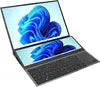 New 9th Gen Intel I7 9750H Core 16.1" +14" Dual Screen Touch IPS 16:09 1920x1200 SSD+HDD Backlit Metal Business Gaming Laptop