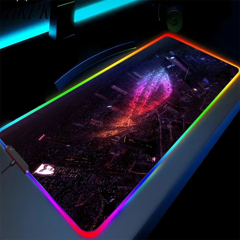Tappetino per mouse nero, Tappetino per mouse da gaming, Tappetino da gaming anime, Tappeto da gaming, Tappetino per mouse XXL carino, Tappeto grande per tastiera da gaming.