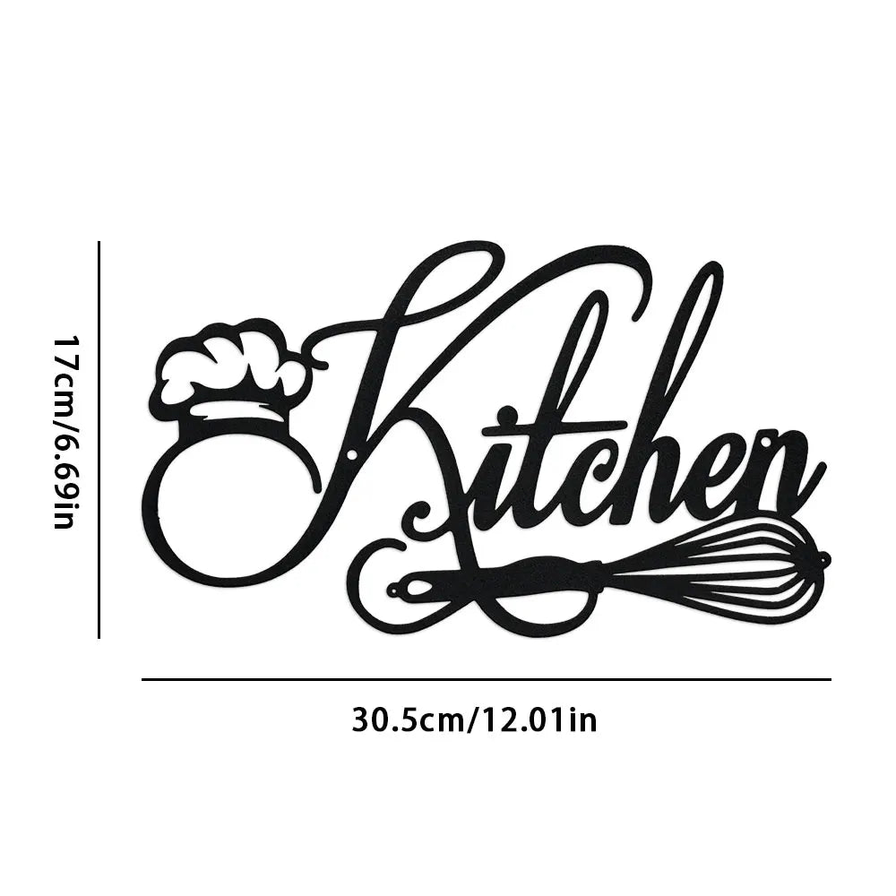 DDPNKL 1PC Targa da cucina Decorazione da parete, Targhe da cucina in metallo Decorazione da parete Agriturismo, casa e cucina Decorazione da parete Agriturismo e cucina