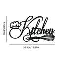 DDPNKL 1PC Targa da cucina Decorazione da parete, Targhe da cucina in metallo Decorazione da parete Agriturismo, casa e cucina Decorazione da parete Agriturismo e cucina
