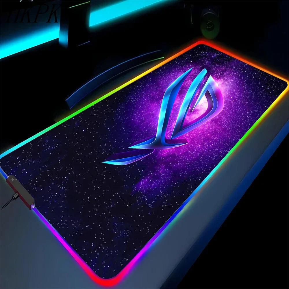Tappetino per mouse nero, Tappetino per mouse da gaming, Tappetino da gaming anime, Tappeto da gaming, Tappetino per mouse XXL carino, Tappeto grande per tastiera da gaming.