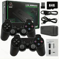 Stick per Videogiochi Wireless 2.4G con Doppio Joystick, Console di Gioco 4K, 20000+ Giochi Retrò, Regalo di Ringraziamento