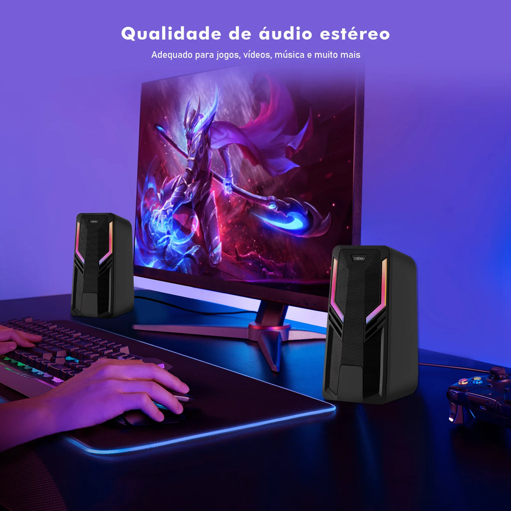 RGB, cassa armonica, cassa armonica per PC, soundbar, PC, cassa armonica per PC, cassa armonica, barra audio per PC, Karaoke, Coibeu