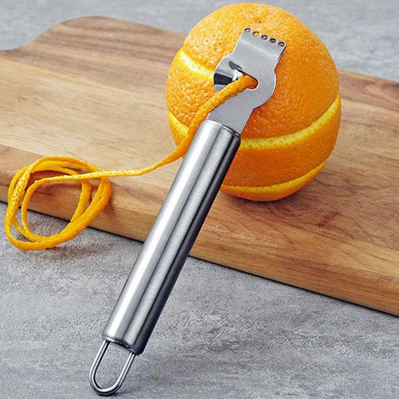 1pc Grattugia per limone Zester Pelapatate in acciaio inossidabile Roba da cucina Accessori da cucina Gadget da cucina