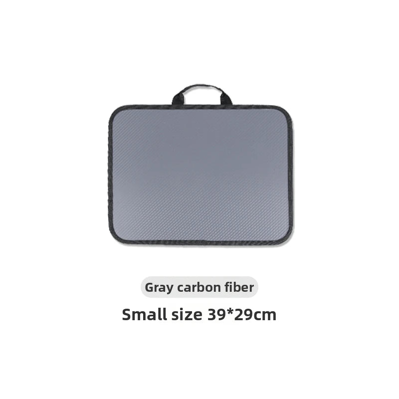 Scrivania portatile per computer, scrivania per laptop, supporto per iPad, supporto regolabile in altezza, cuscino ergonomico, borsa porta computer