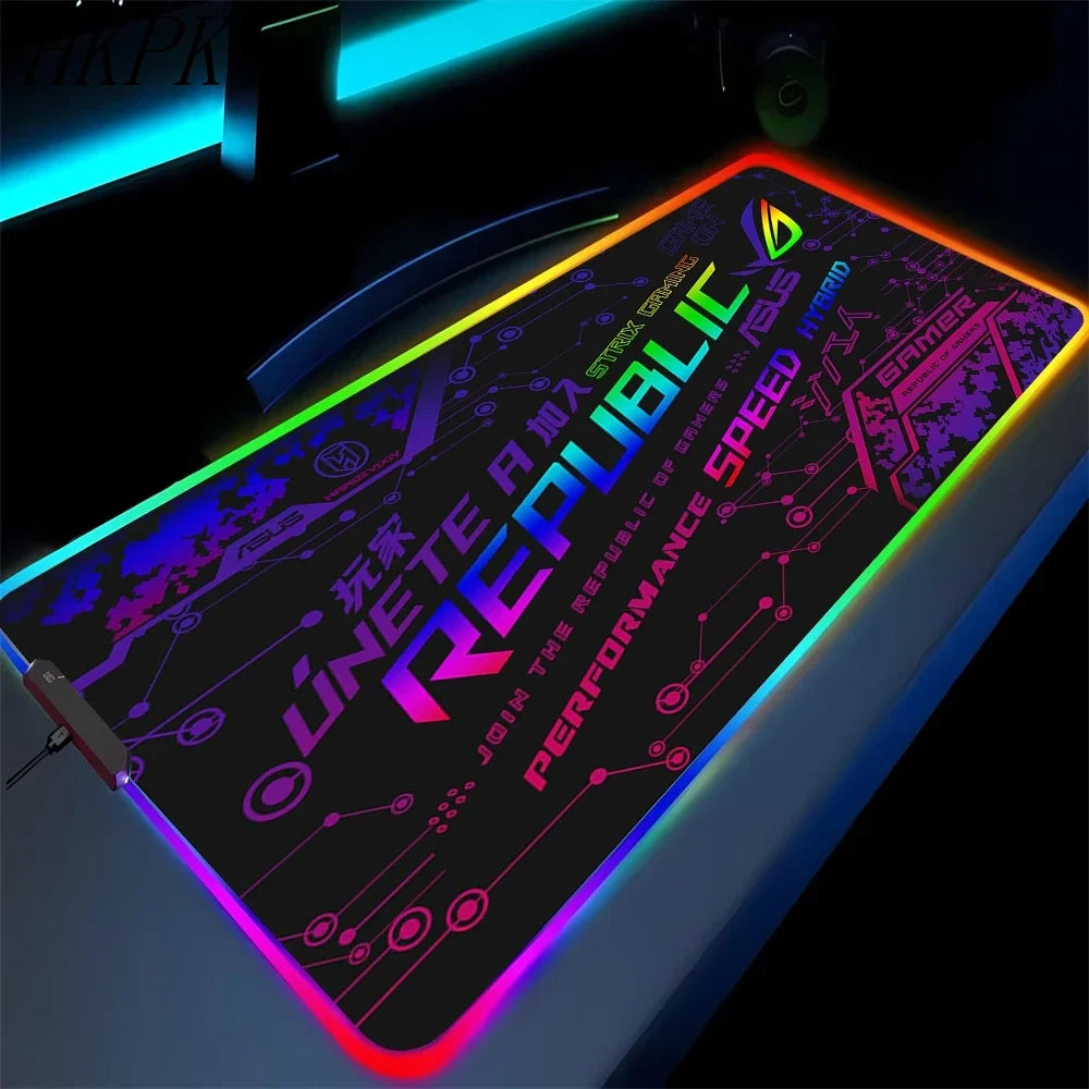 Tappetino per mouse nero, Tappetino per mouse da gaming, Tappetino da gaming anime, Tappeto da gaming, Tappetino per mouse XXL carino, Tappeto grande per tastiera da gaming.