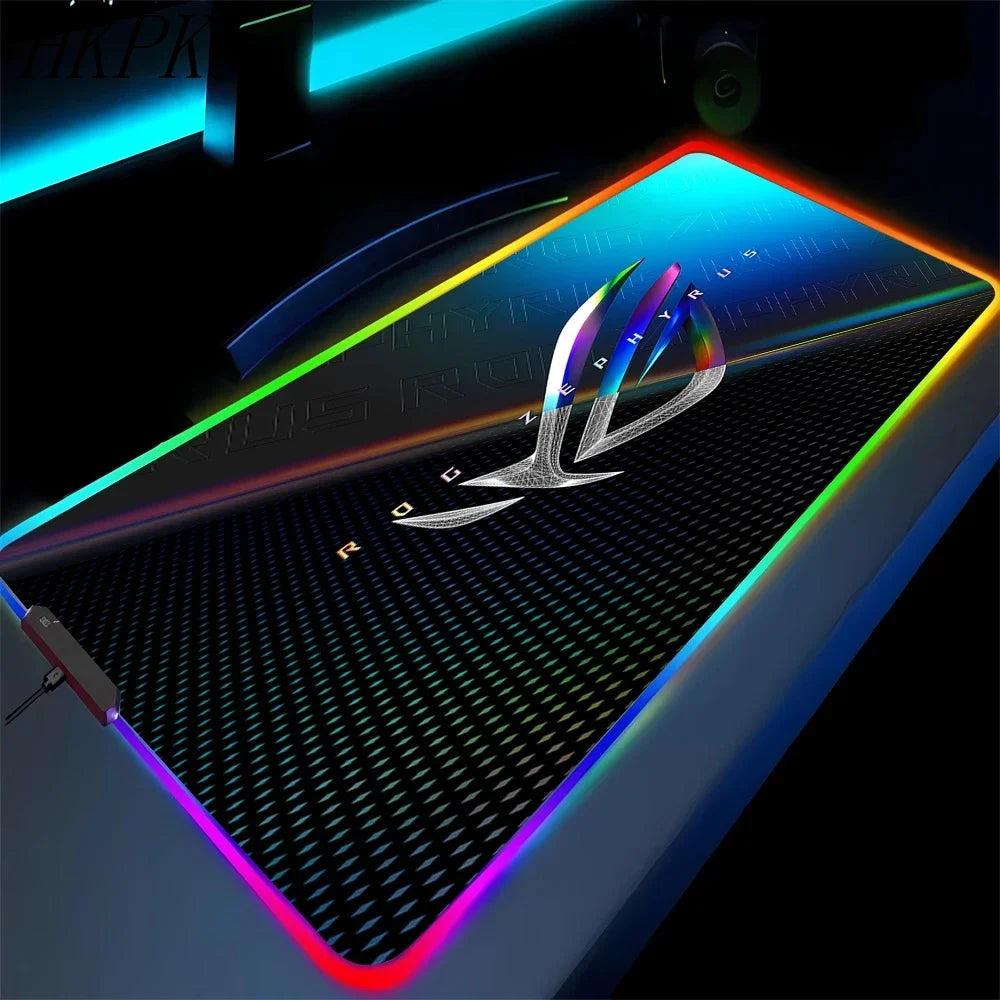 Tappetino per mouse nero, Tappetino per mouse da gaming, Tappetino da gaming anime, Tappeto da gaming, Tappetino per mouse XXL carino, Tappeto grande per tastiera da gaming.
