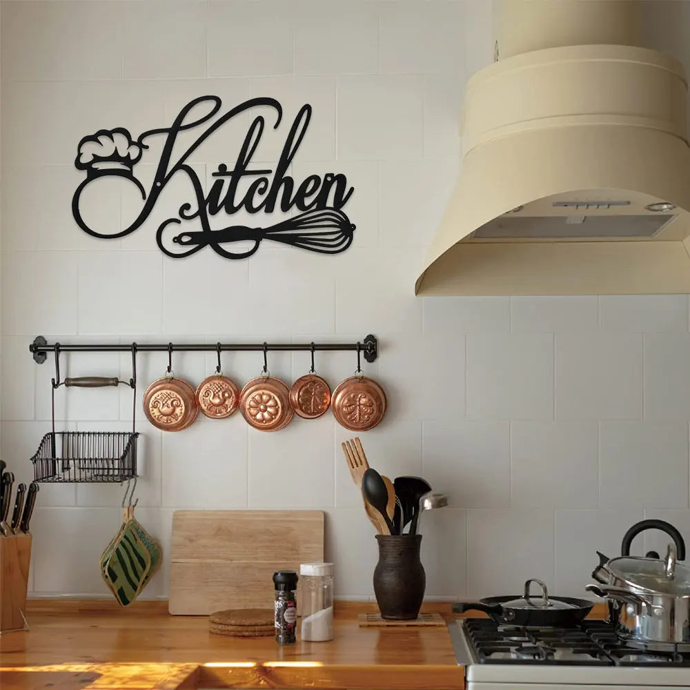 DDPNKL 1PC Targa da cucina Decorazione da parete, Targhe da cucina in metallo Decorazione da parete Agriturismo, casa e cucina Decorazione da parete Agriturismo e cucina