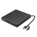 Unità ottica esterna per computer 2 in 1 HUB multifunzione Registratore DVD Masterizzatore CD-R Doppio disco USB Lettore di schede Micro SD TF