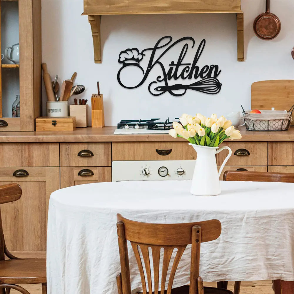 DDPNKL 1PC Targa da cucina Decorazione da parete, Targhe da cucina in metallo Decorazione da parete Agriturismo, casa e cucina Decorazione da parete Agriturismo e cucina