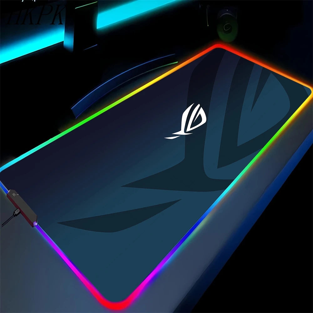 Tappetino per mouse nero, Tappetino per mouse da gaming, Tappetino da gaming anime, Tappeto da gaming, Tappetino per mouse XXL carino, Tappeto grande per tastiera da gaming.