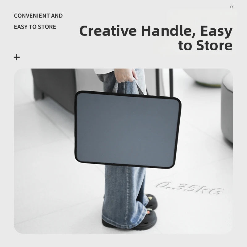 Scrivania portatile per computer, scrivania per laptop, supporto per iPad, supporto regolabile in altezza, cuscino ergonomico, borsa porta computer