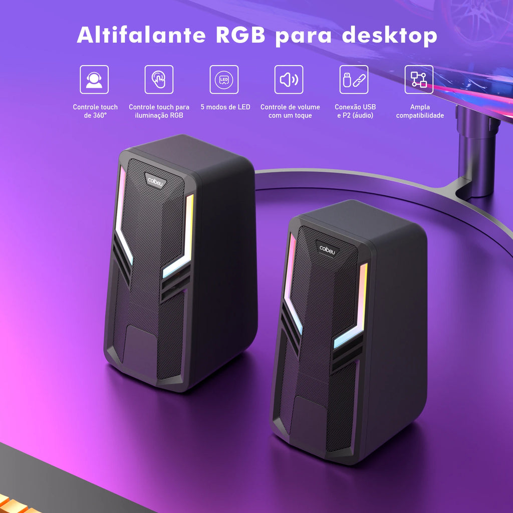 RGB, cassa armonica, cassa armonica per PC, soundbar, PC, cassa armonica per PC, cassa armonica, barra audio per PC, Karaoke, Coibeu