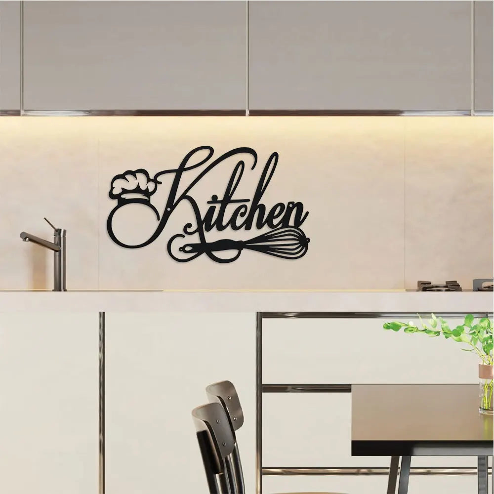 DDPNKL 1PC Targa da cucina Decorazione da parete, Targhe da cucina in metallo Decorazione da parete Agriturismo, casa e cucina Decorazione da parete Agriturismo e cucina