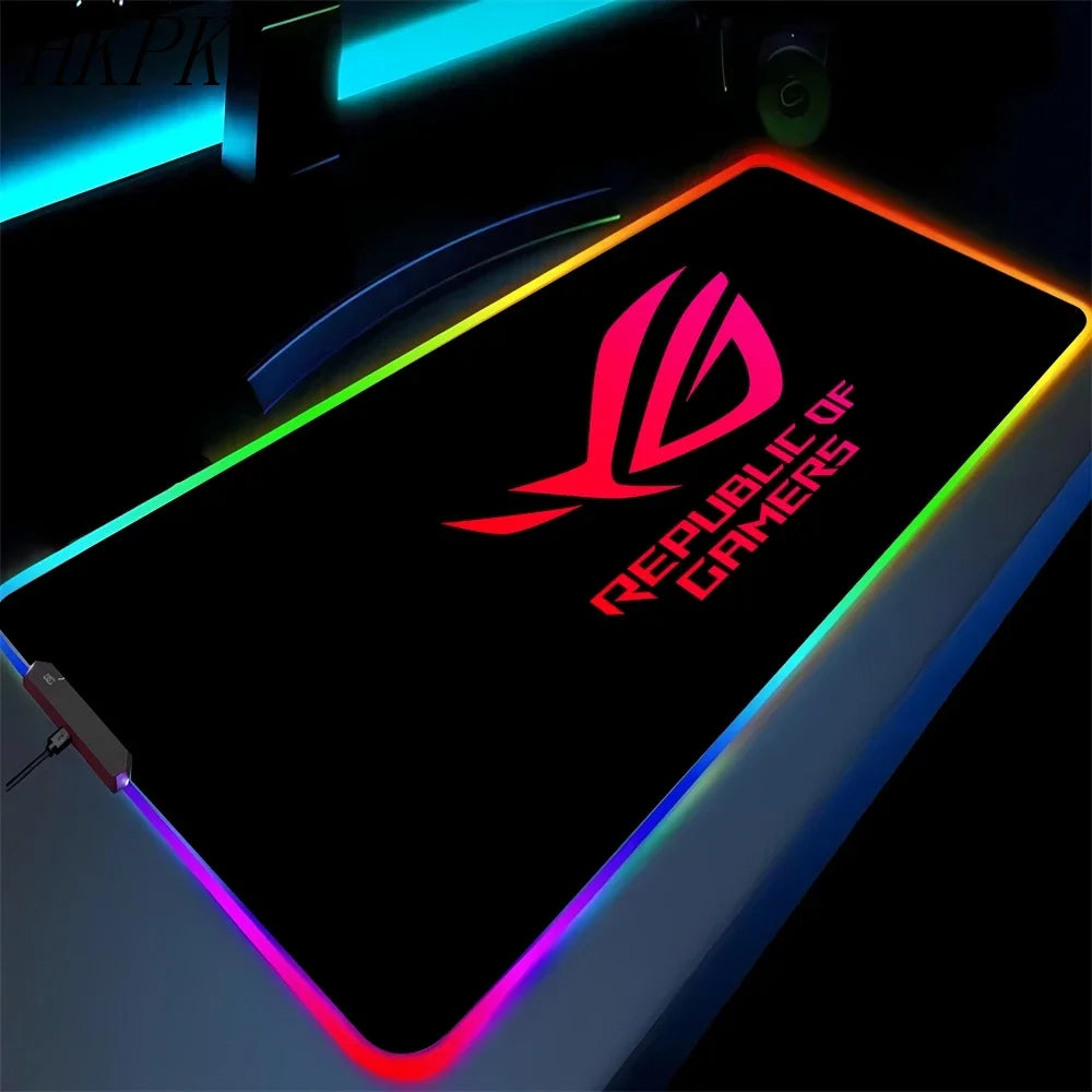 Tappetino per mouse nero, Tappetino per mouse da gaming, Tappetino da gaming anime, Tappeto da gaming, Tappetino per mouse XXL carino, Tappeto grande per tastiera da gaming.
