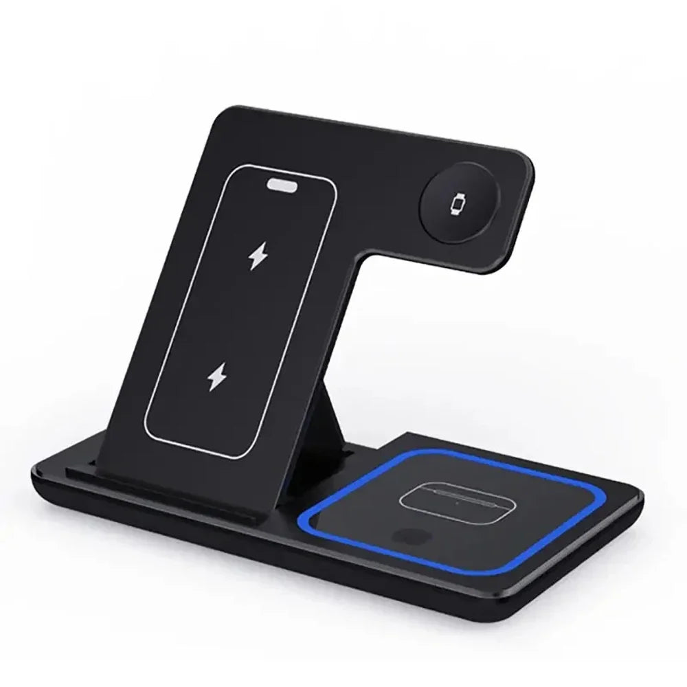 Caricatore wireless 3 in 1
