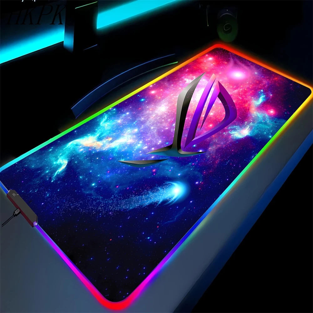 Tappetino per mouse nero, Tappetino per mouse da gaming, Tappetino da gaming anime, Tappeto da gaming, Tappetino per mouse XXL carino, Tappeto grande per tastiera da gaming.