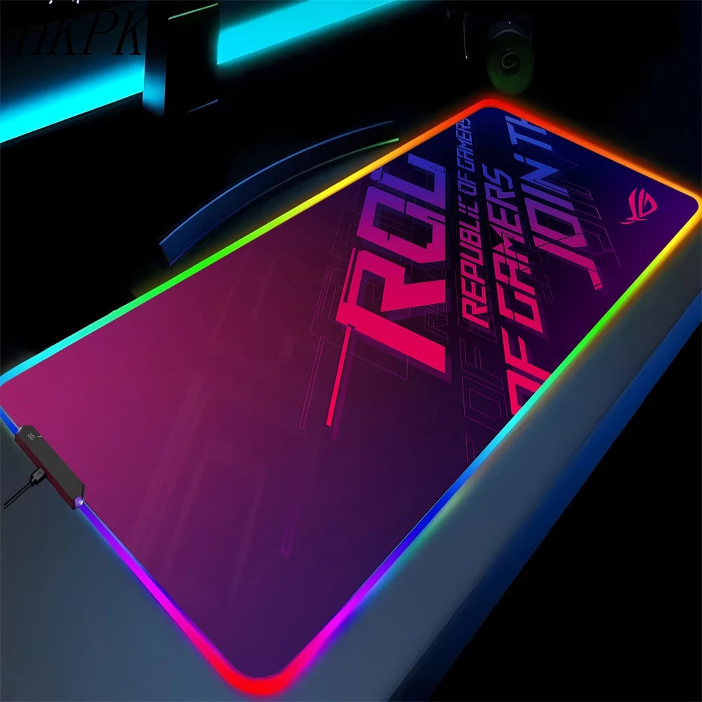 Tappetino per mouse nero, Tappetino per mouse da gaming, Tappetino da gaming anime, Tappeto da gaming, Tappetino per mouse XXL carino, Tappeto grande per tastiera da gaming.