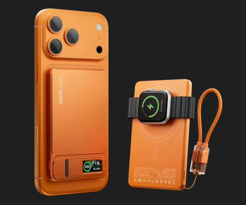 Power Bank Magnetico Wireless 3-IN-1 da 10000mAh,