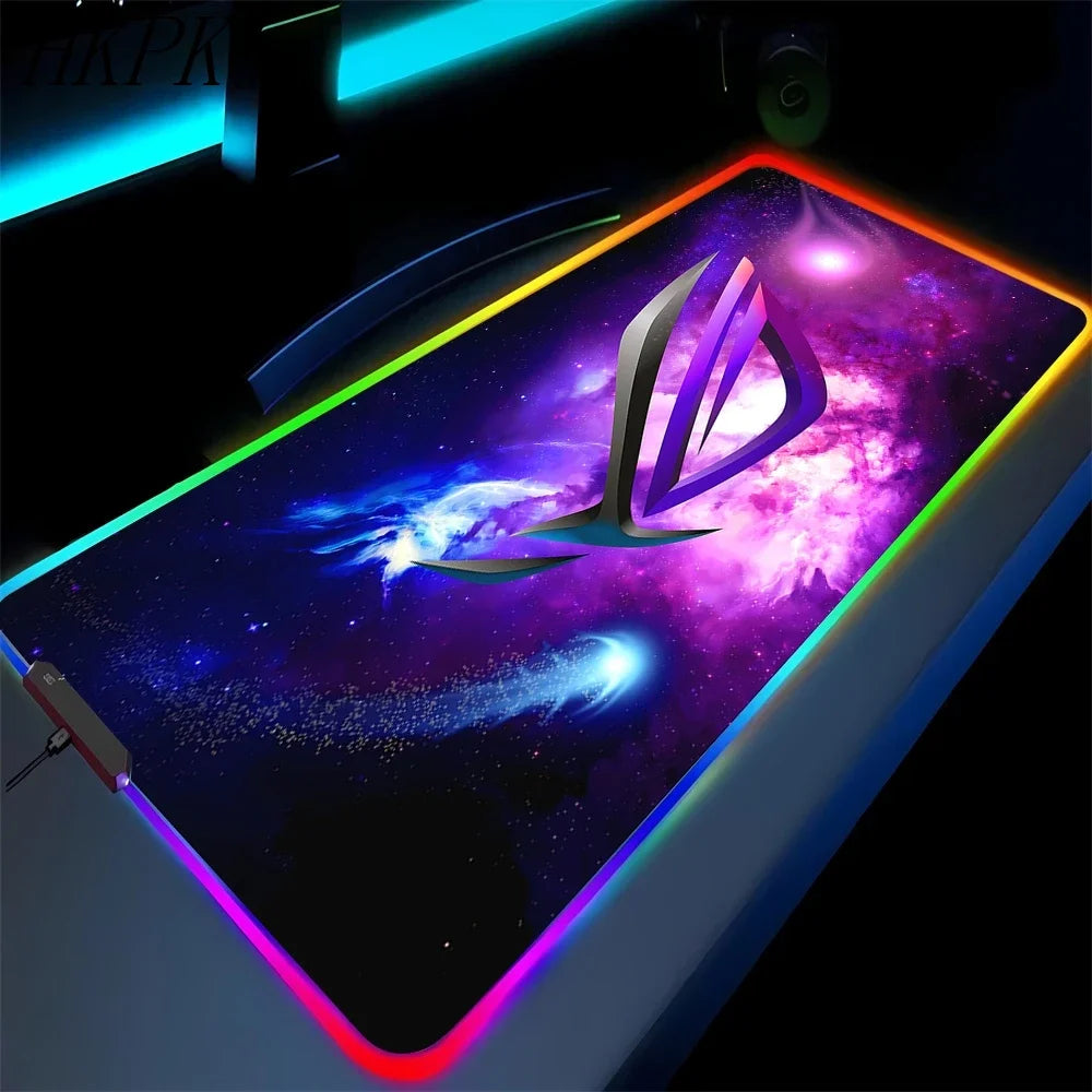 Tappetino per mouse nero, Tappetino per mouse da gaming, Tappetino da gaming anime, Tappeto da gaming, Tappetino per mouse XXL carino, Tappeto grande per tastiera da gaming.