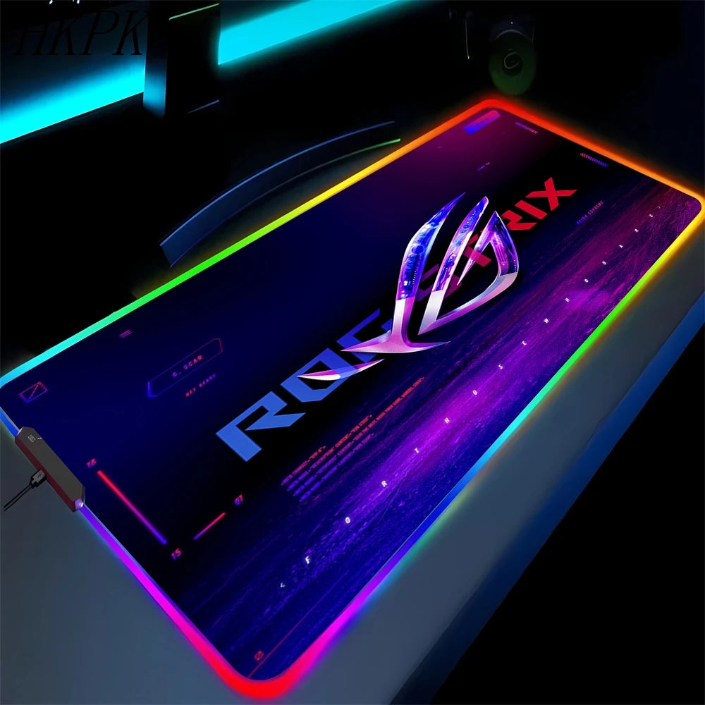 Tappetino per mouse nero, Tappetino per mouse da gaming, Tappetino da gaming anime, Tappeto da gaming, Tappetino per mouse XXL carino, Tappeto grande per tastiera da gaming.